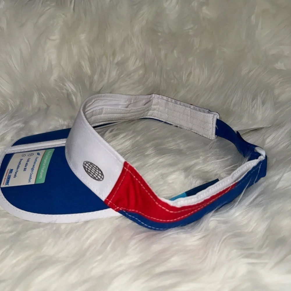 Reel Legends- visor- nwt- red white and blue